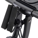 Folding Upright & Recumbent Exercise X-Bike with 16-Level Resistance, Arm Bands & Backrest