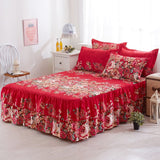 Bilateral Bed Skirt Bedspread – Elegant Simmons Bed Cover Set