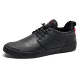Men’s Leather Lace-Up Casual Shoes