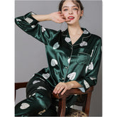 Women’s Silk Pajama Set