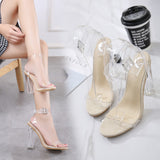 Women’s Transparent High Heel Pumps