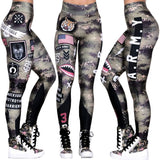 Sport Pants Fitness Leggings Women Gym Army Sportswear