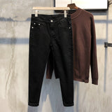 Men's Slim Fit Stretch Cropped Jeans