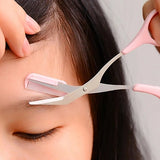 Eyebrow Scissors with Comb Precision Trimming Tool