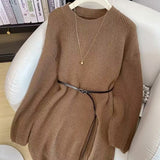 Women’s Winter French Retro Dress Full Outfit Set