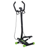 Twister Stepper with Resistance Bands, LCD Display & Handlebar – Home & Office Workout Machine