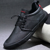 Men’s Leather Lace-Up Casual Shoes