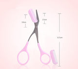 Eyebrow Scissors with Comb Precision Trimming Tool