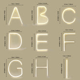 LED English Letter Light