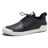 Men’s Leather Lace-Up Casual Shoes