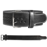 Leather Weightlifting Belt – Barbell & Dumbbell Training Waist Support for Gym Fitness