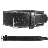 Leather Weightlifting Belt – Barbell & Dumbbell Training Waist Support for Gym Fitness