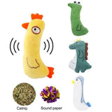 Catnip Plush Toy for Cats & Puppies Teeth Grinding Thumb Pillow