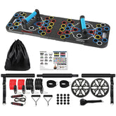 Multifunctional Push-Up Board with 15 Fitness Accessories – Full Body Home Gym Workout Equipment