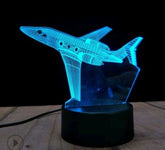 3D Owl LED Night Light – Touch Control Colorful Table Lamp