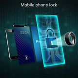 Smart Ring Multifunctional Wearable Device High-Tech Black