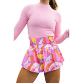 Women’s High Waist Short Shorts with European Design
