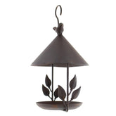 American Made Vintage Wrought Iron Bird Feeder