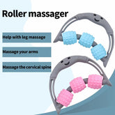 Handheld Massage Roller With Three Wheels