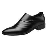 Men’s Leather Pointed Toe Casual Shoes