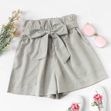 Women’s Loose Mid-Waist Casual Shorts