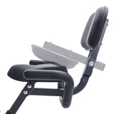 Folding Upright & Recumbent Exercise X-Bike with 16-Level Resistance, Arm Bands & Backrest