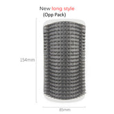 Self-Grooming Cat Brush Wall-Mounted Rubbing Device