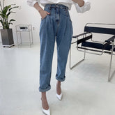 Women’s Fashion Loose Straight Harem Jeans