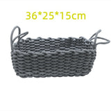 Handmade Cotton Rope Storage Basket