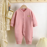 Cartoon Embroidered Baby Jumpsuit