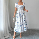 Women’s European and American Style Long Dress Elegant Fashion