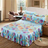 Bilateral Bed Skirt Bedspread – Elegant Simmons Bed Cover Set