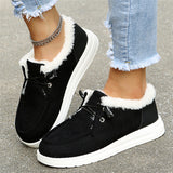 Women’s Warm Winter Loafers Comfortable Slip On Shoes