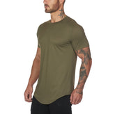 Men’s Plain Gym Fitness T Shirt Custom Sports Wear