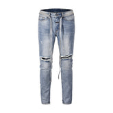 Men's Zippered Jeans