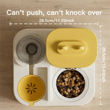 Cartoon Pet Feeding & Watering Dispenser Large Capacity for Cats & Dogs