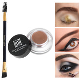 Waterproof Eyebrow Cream and Brush Set Natural Long Lasting