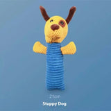 Plush Dog Toy with Noise for Teeth Grinding & Bite Resistance