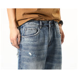 American Retro Ripped Jeans for Boys