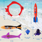 20 Piece Diving Treasure Toy Set