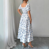Women’s European and American Style Long Dress Elegant Fashion
