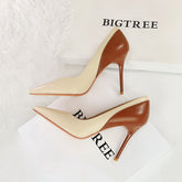 Women’s Retro Stiletto High Heel Pumps