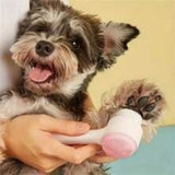 Easy Clean Nylon Pet Paw Brush – Gentle Grooming & Massage Tool for Dogs & Cats