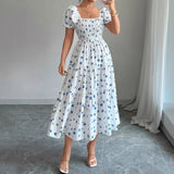 Women’s European and American Style Long Dress Elegant Fashion
