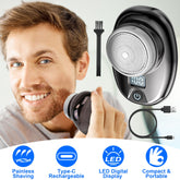 Portable Electric Shaver With LED Digital Display