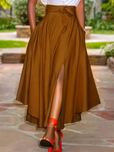 Women’s Casual Ruffled Midi Skirt
