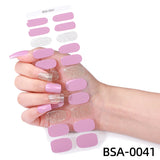 No-Bake Gel Nail Stickers Christmas European Style