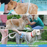 Pet Shower Brush & Bathing Grooming Tool for Dogs & Cats