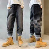 Boys Plush Fleece Jeans