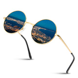 Men’s Retro Round Frame Sunglasses